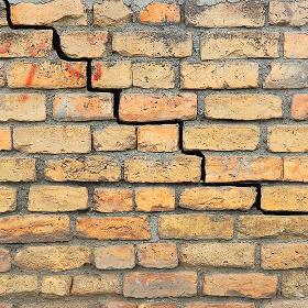 Structural damage to brickwork